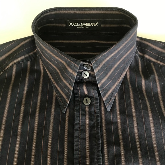 Dolce and Gabbana striped button up shirt - Picture 1 of 6